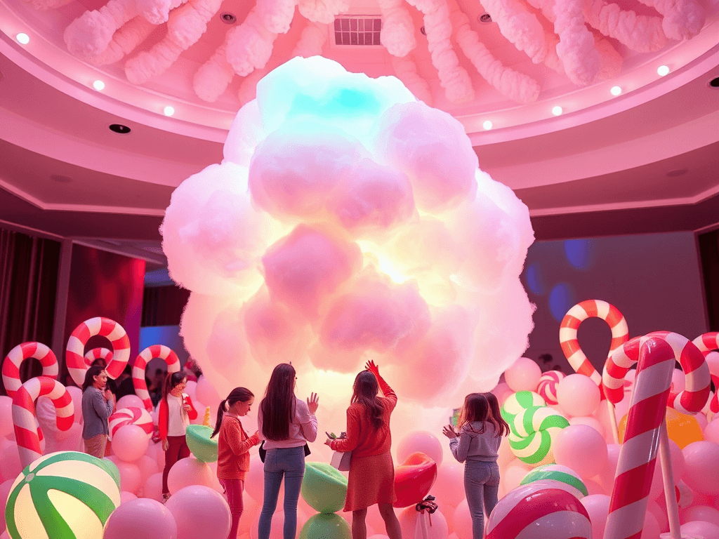 Hero image for The startup will design and produce a series of large-scale candy-themed art installations that serv